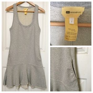 Vanessa Bruno sleeveless Sweatshirt Dress(Gray)