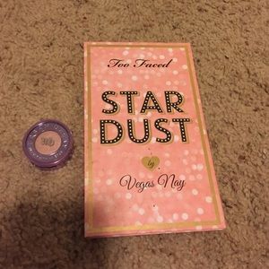 Stardust palette and urban decay eye shadow