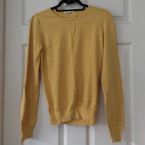 yellow cotton sweater