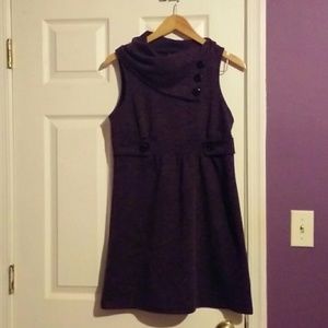 ModCloth Harbor Tour Dress in Heather Plum