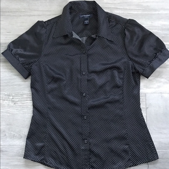 Banana Republic polka dot  Blouse SMall petite
