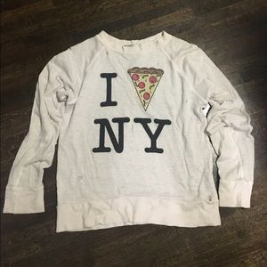 Wildfox distressed comfy jumper