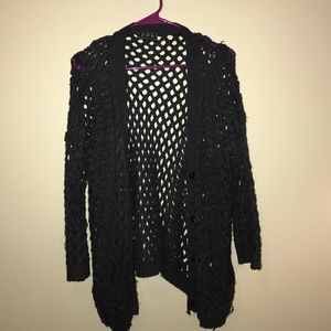 Anthropologie Grey Knit Cardigan
