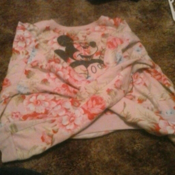 Mickey mouse crop top
