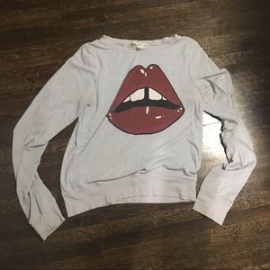Wildfox Lips comfy jumper