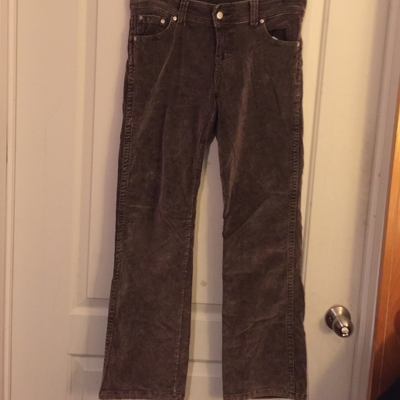 Younique Brown low rise corduroy flare jeans 13