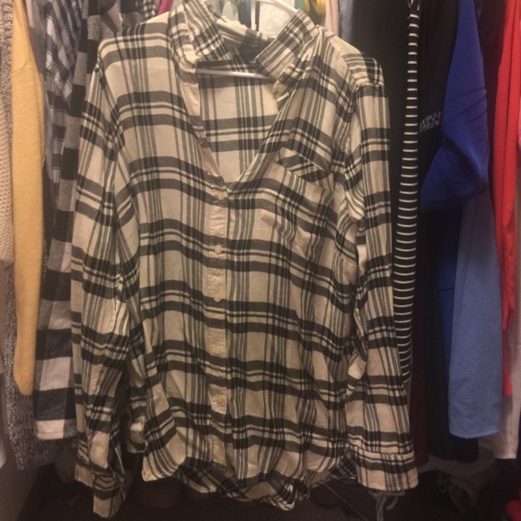 Flannel worn once