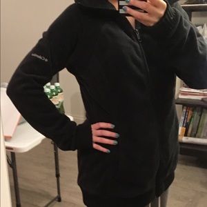 Columbia fleece jacket. Very warm!