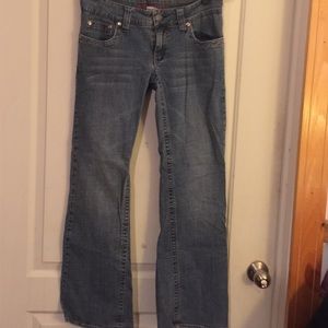 Hydraulic Super Low rise Metro Flare Jeans 13/14