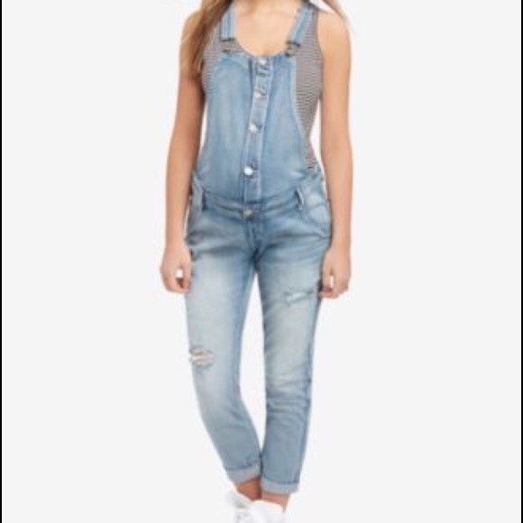 indigo blue overalls