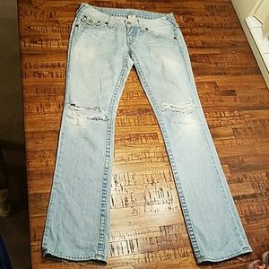 True religion Lightwash boot cut jeans