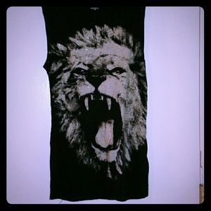 Sparkly Lion Muscle Tank