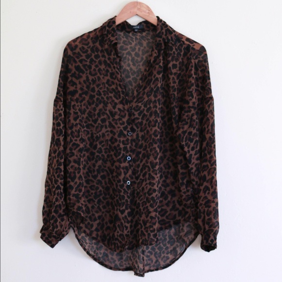 LF Cheetah Blouse