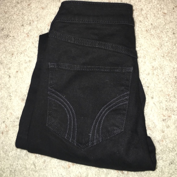 Hollister Black High Waisted Skinny Jeans