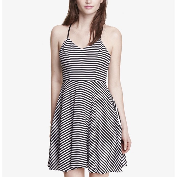 Express Dresses & Skirts - Express Striped Halter Slip Dress