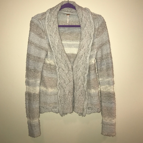 Free People Chunky Knit Cardigan/Sweater