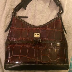 Brown leather Dooney and Bourke bag
