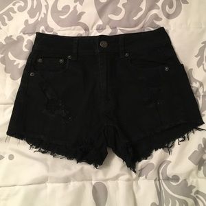 American Eagle High-Rise Shortie Shorts Size 2