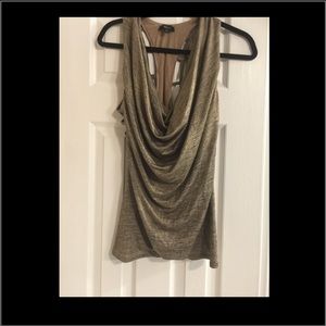 Sky razed back shirt