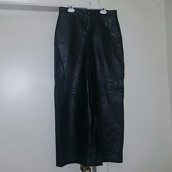 💖SALE💖 Genuine Gap Long Leather Shirt
