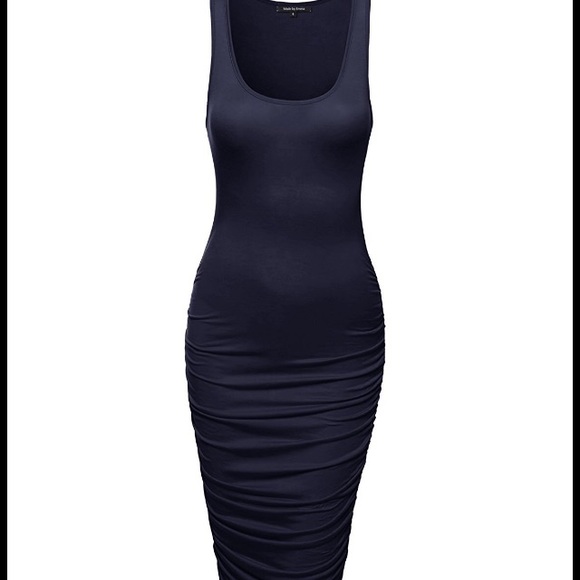 Navy sleeveless dress never worn! - Picture 1 of 1