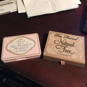 Lightly used two TOo Faced palettes