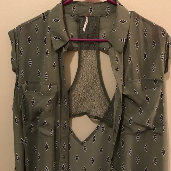 Free People NWOT ankle-length sleeveless cape - Picture 2 of 3