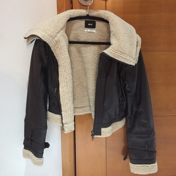 BDG Shearling Bomber Jacket