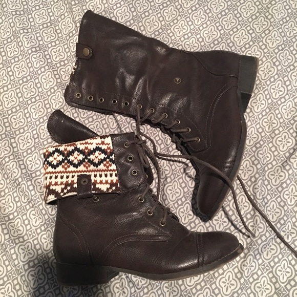 Aztec combat boots - Picture 1 of 2