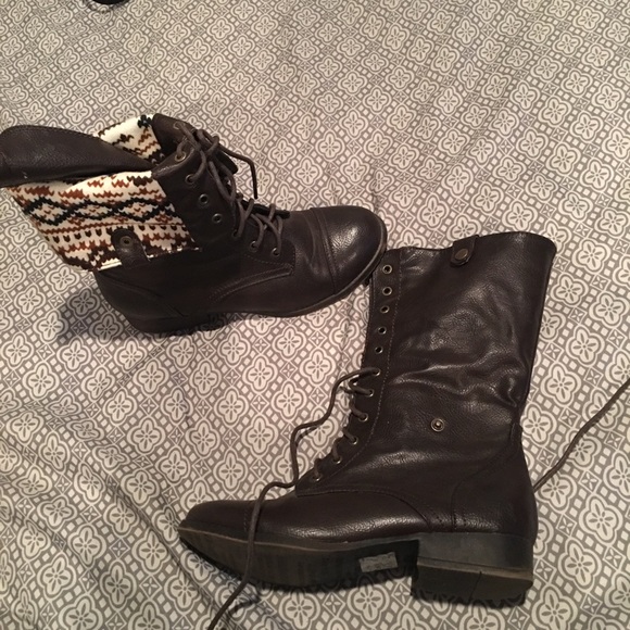 Aztec combat boots - Picture 2 of 2