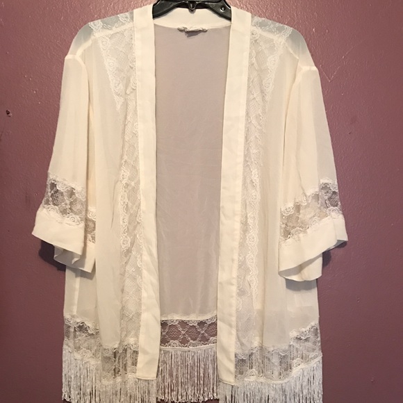 Vintage LACE cardigan/ cover up