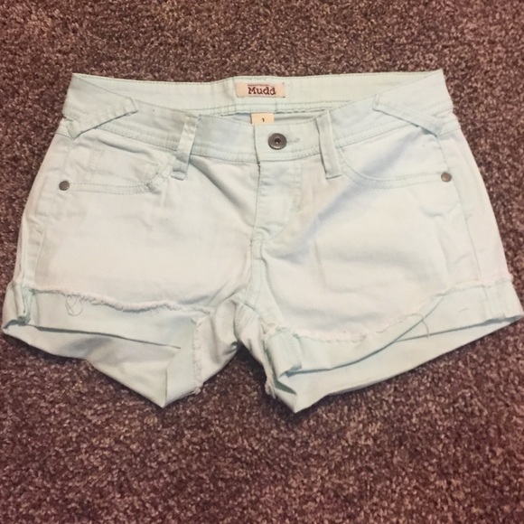 Cute pale blue shorts!