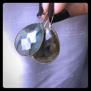 Ippolita-style Labradorite teardrop earrings