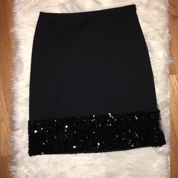 Talbots Dresses & Skirts - Black  sequence skirt! New brand!