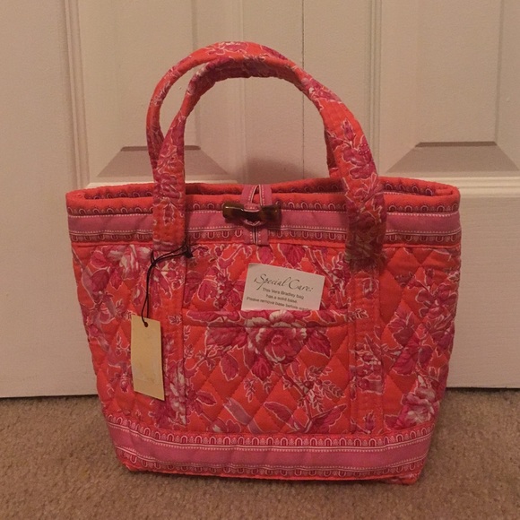 Vera Bradley “Mini" Tote Purse in Hope Toile