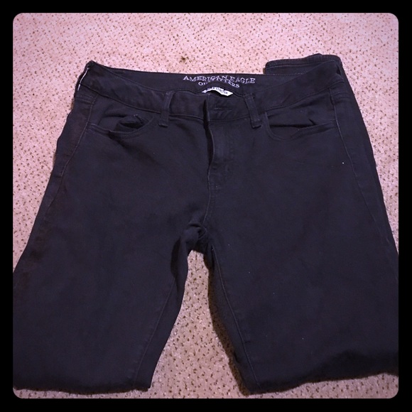 Black jeggings