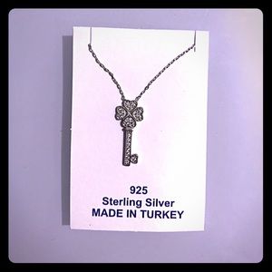 Sterling silver key/owl necklaces