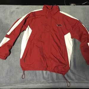 University of Arkansas zip up windbreaker