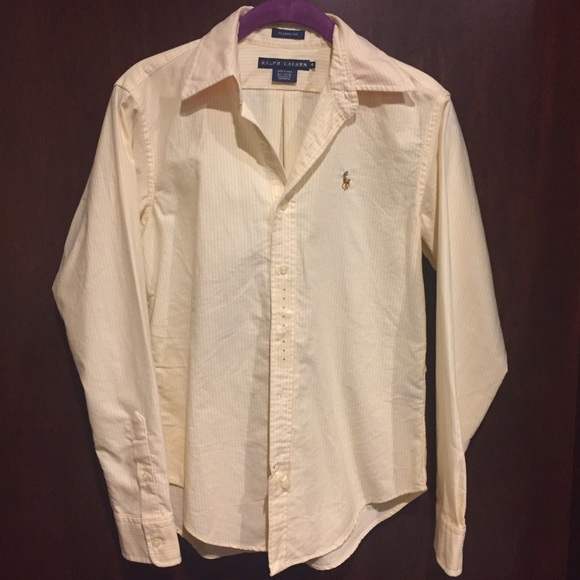 RALPH LAUREN LONG SLEEVE BUTTON DOWN SHIRT