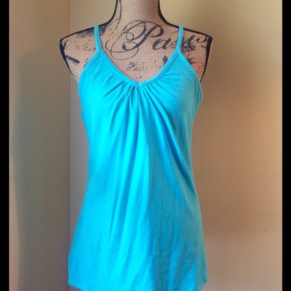 Splash Tops - Turquoise Adjustable Strap Top - Plus Size