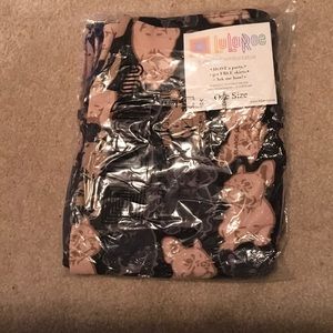 LuLaRoe OS BNWT French Bulldog Leggings