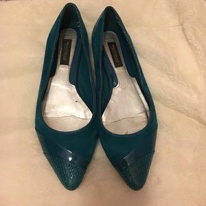 Teal Flats. White House Black Market.