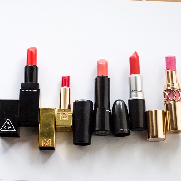 MAC YSL 3CE Lipsticks