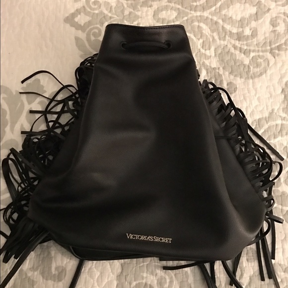 EUC Victoria\'s Secret Pink fringed backpack