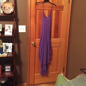 Guess summer hi lo dress with straps.