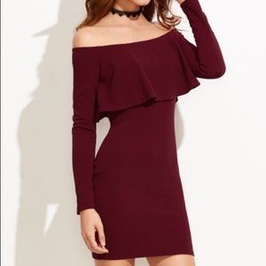 Maroon/burgandy dress