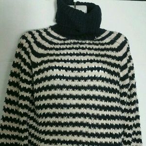 Tory Burch Sweater Extra Large Striped Soft