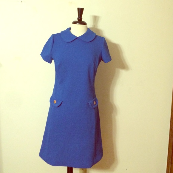 polyester shift dress