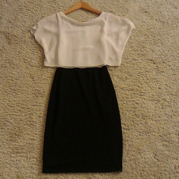 Lulu's black and white dress