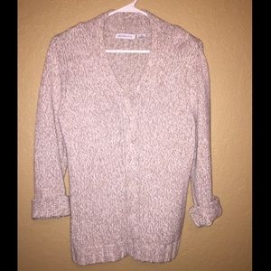 Liz Claiborne oversized tan sweater